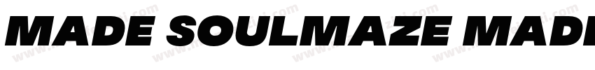 MADE Soulmaze MADE Soulmaze Reg字体转换